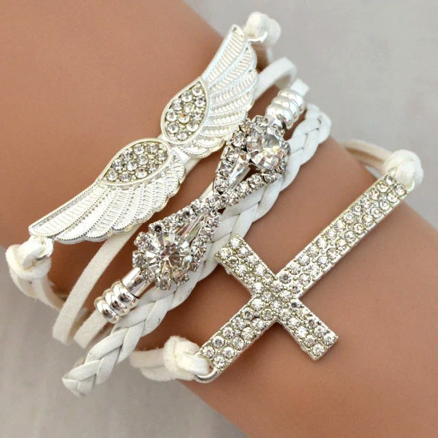 Girls Blessed Angel Bracelet - Various