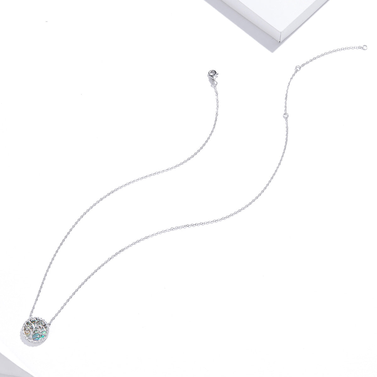 Sterling Silver Colourful Tree Of Life Hypoallergenic Necklace