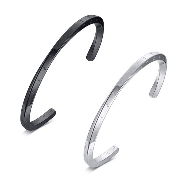 Stainless Steel Viking Twisted Cuff