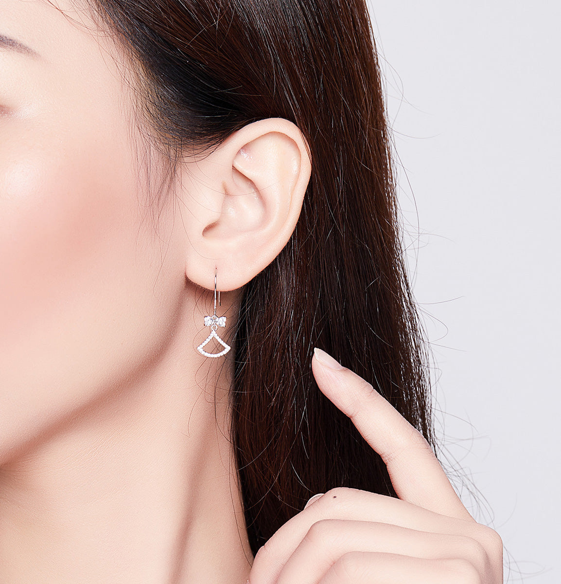 Sterling Silver Dress Hook Hypoallergenic Earrings