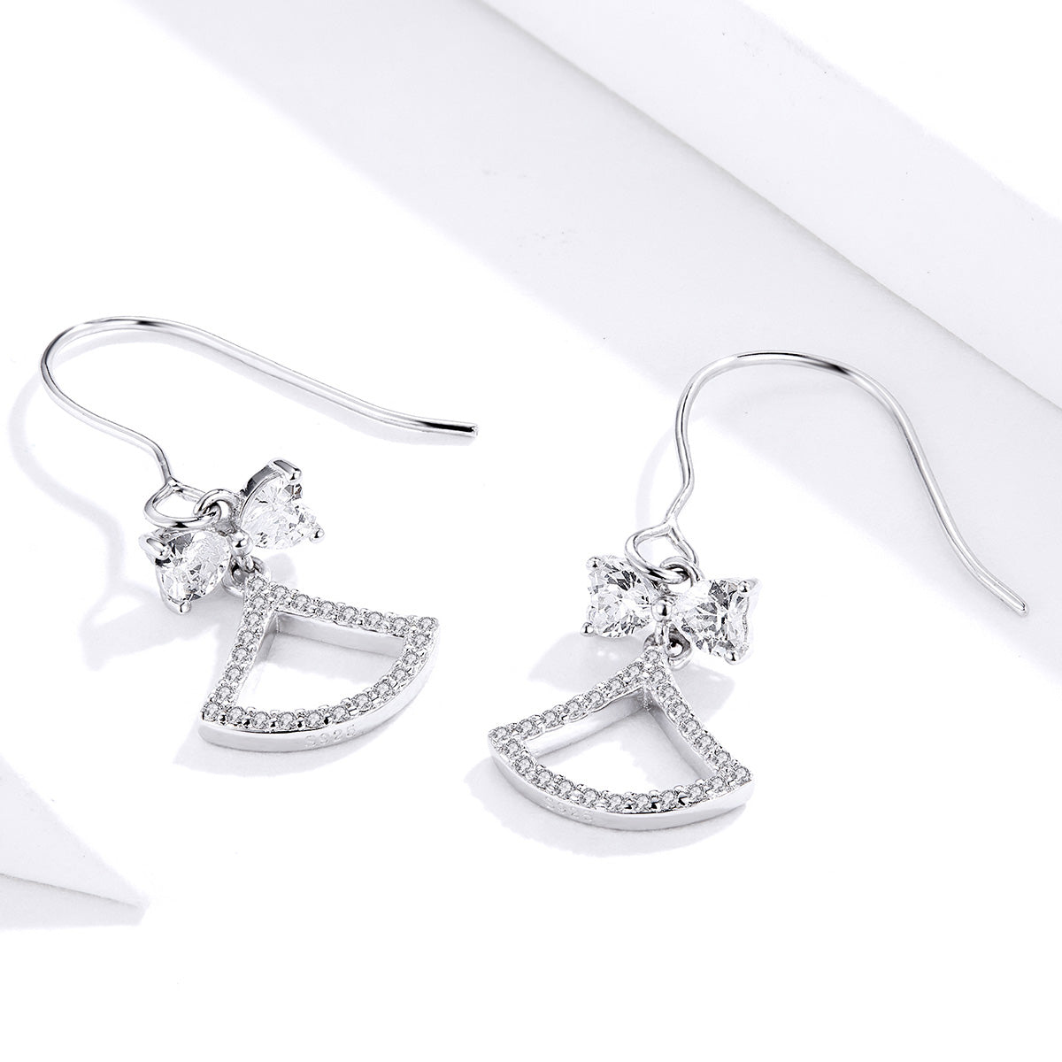 Sterling Silver Dress Hook Hypoallergenic Earrings