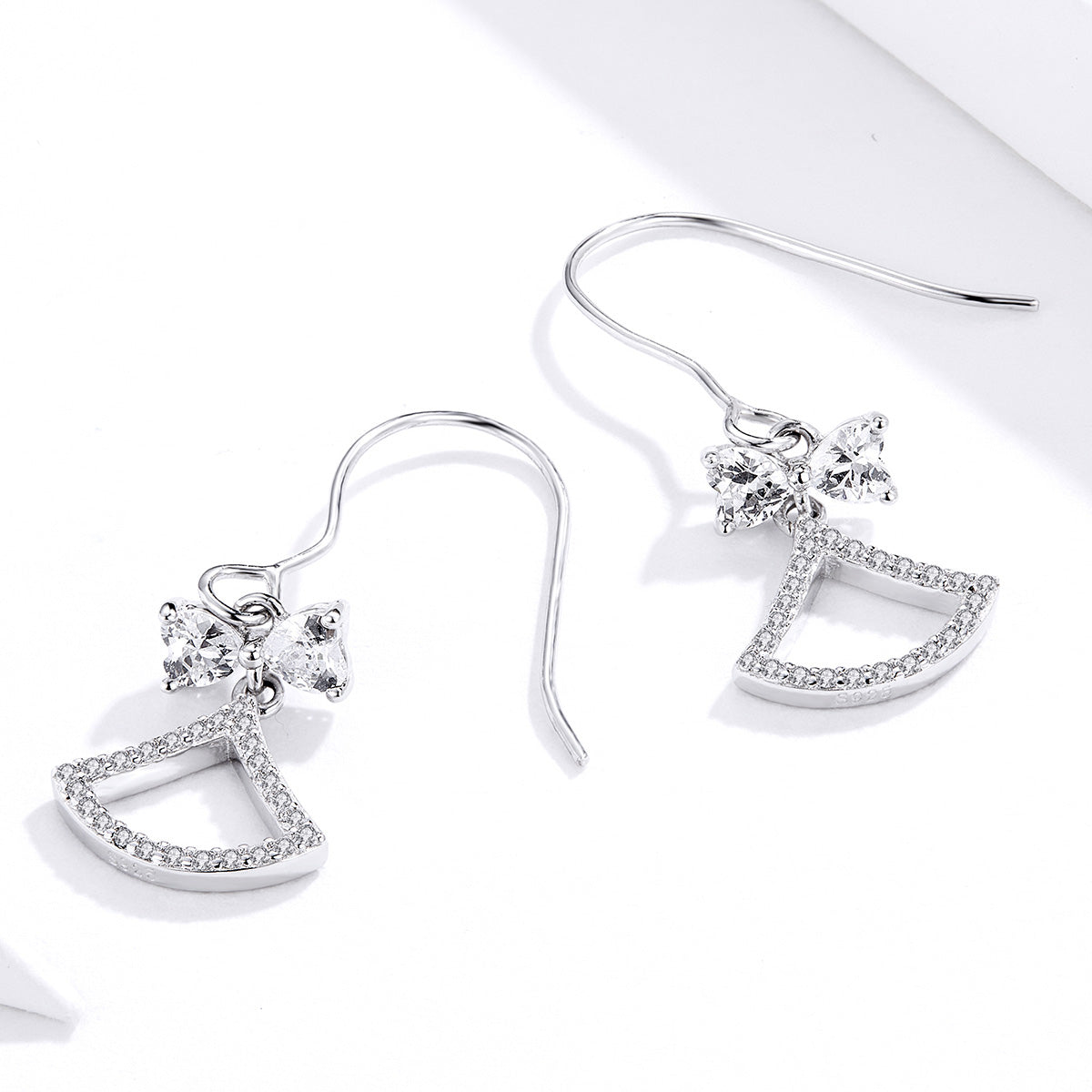 Sterling Silver Dress Hook Hypoallergenic Earrings