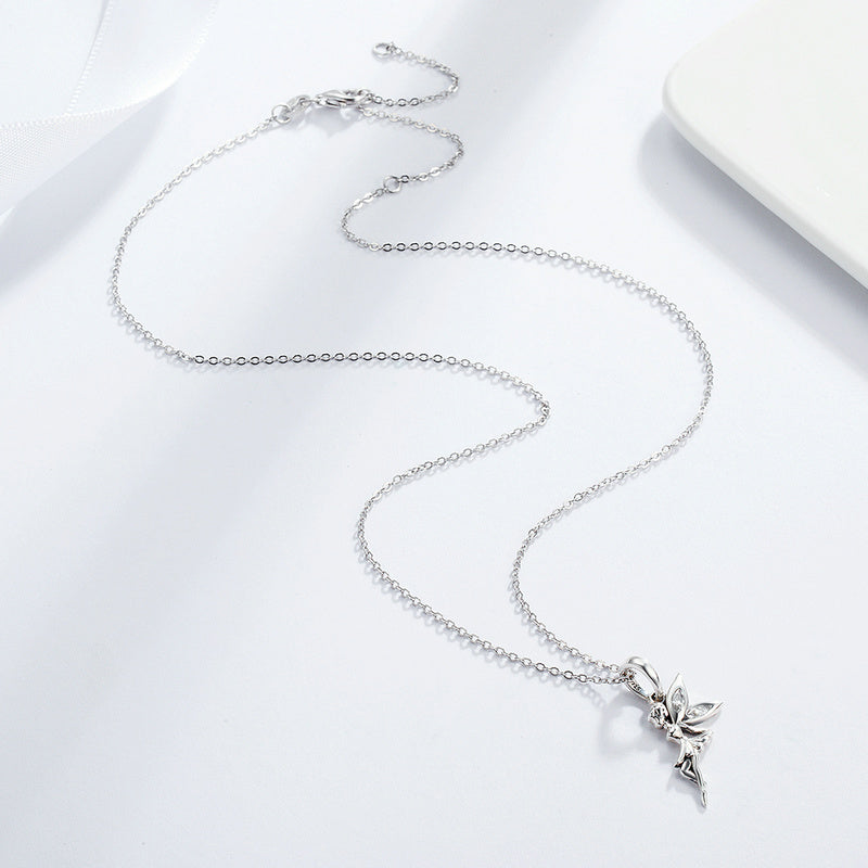 Sterling Silver Lucky Fairy Hypoallergenic Necklace