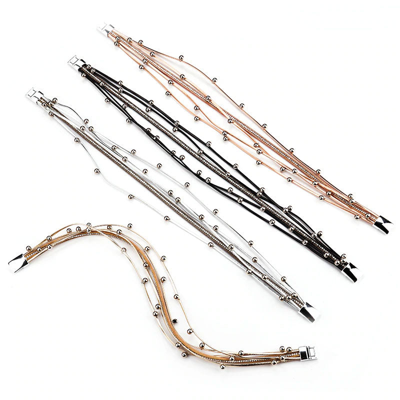 Double Wrap Beaded Bracelet