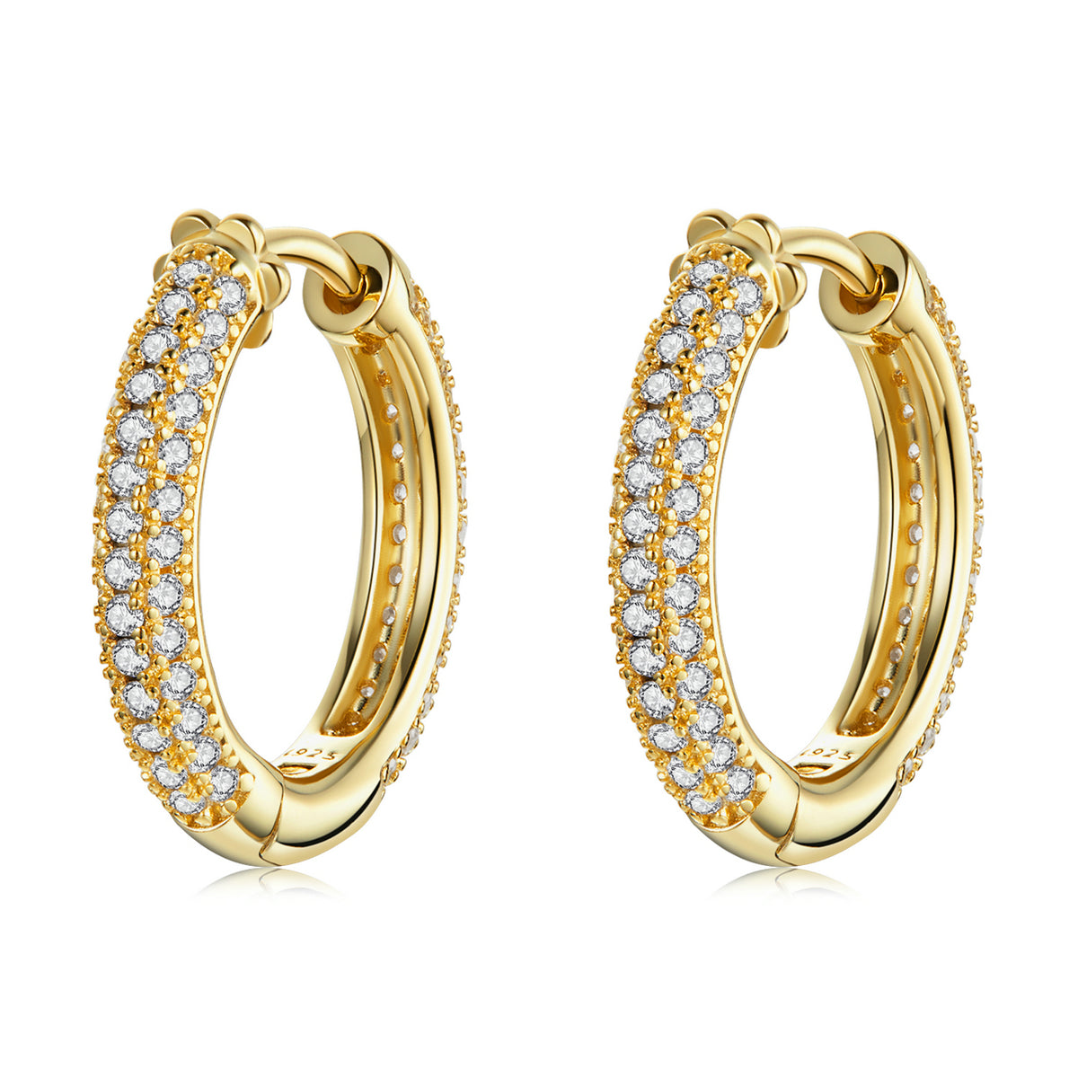 Sterling Silver Fine Huggie Hypoallergenic Earrings