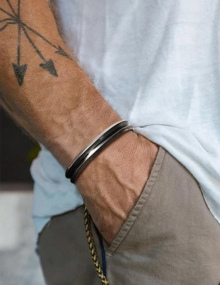 Stainless Steel Ancient Cuff