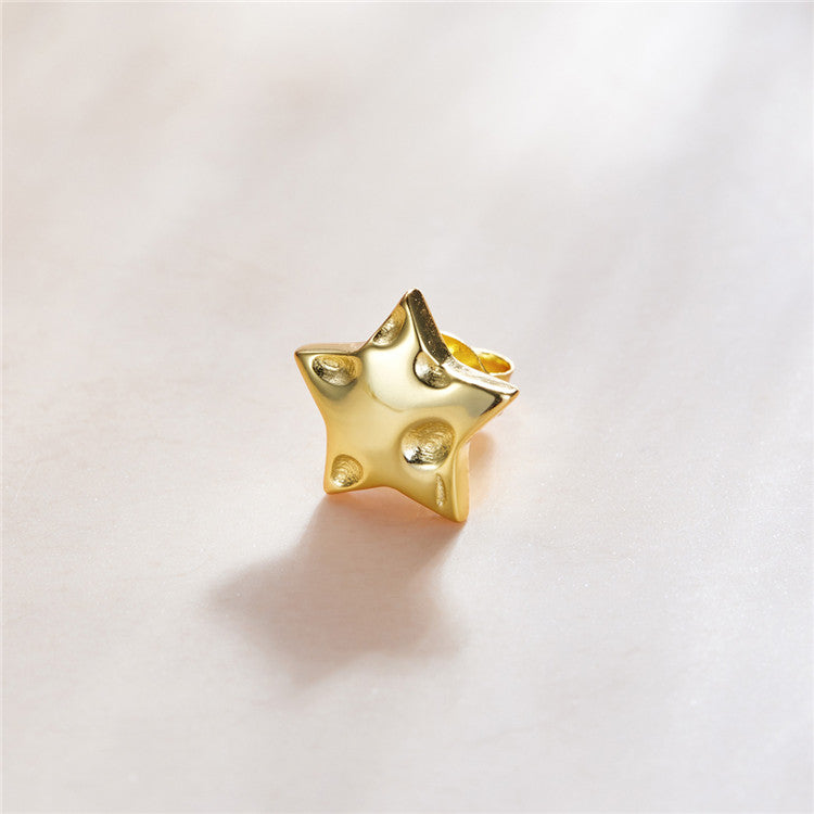 Sterling Silver Comet Star Stud Hypoallergenic Earrings