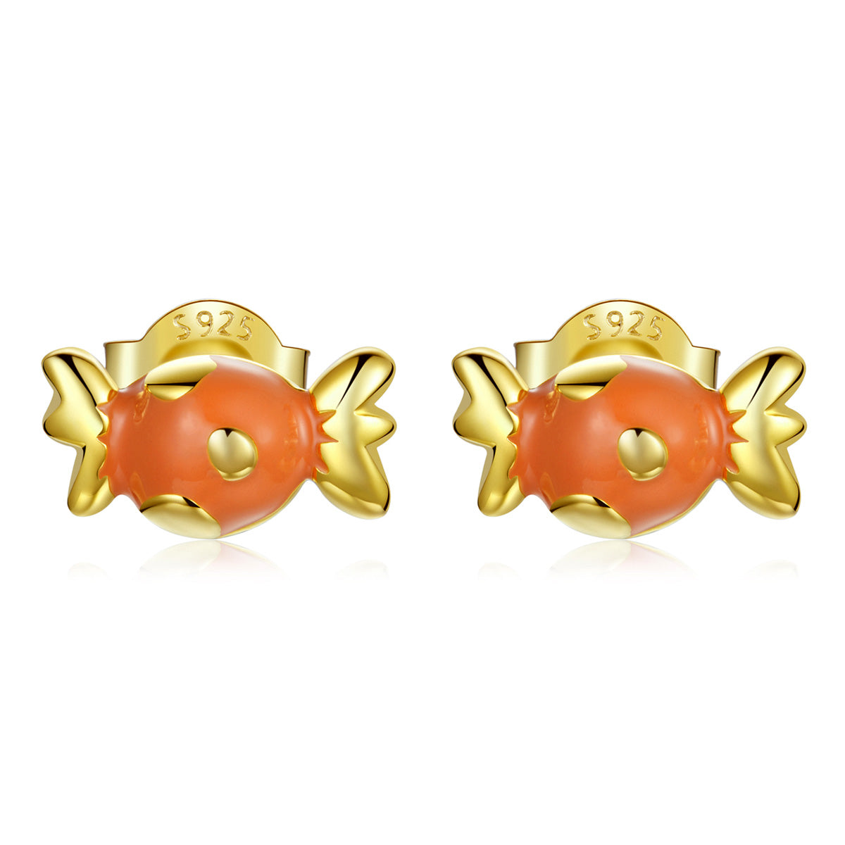 Sterling Silver Candy Stud Hypoallergenic Earrings