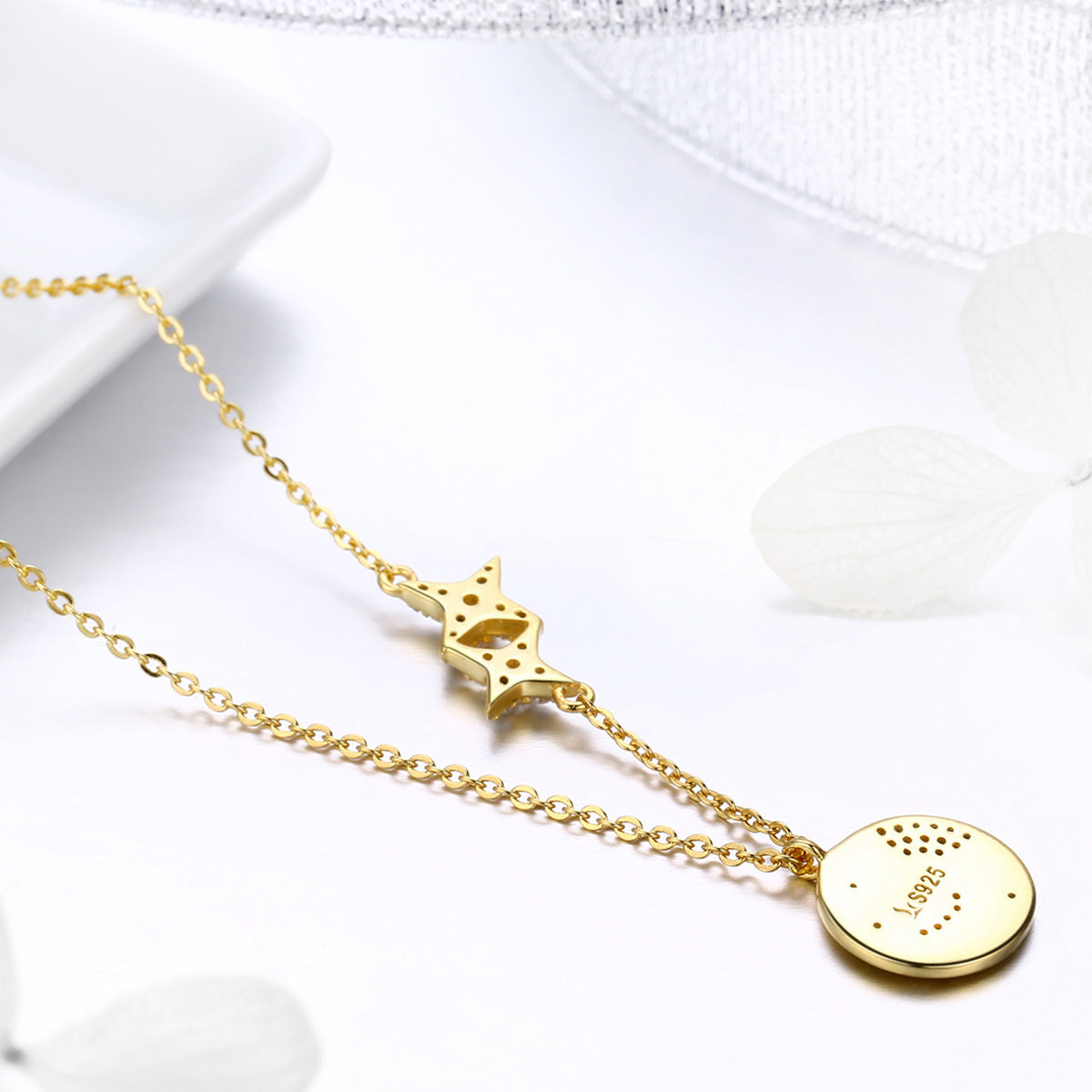 Sterling Silver Galaxy Hypoallergenic Necklace