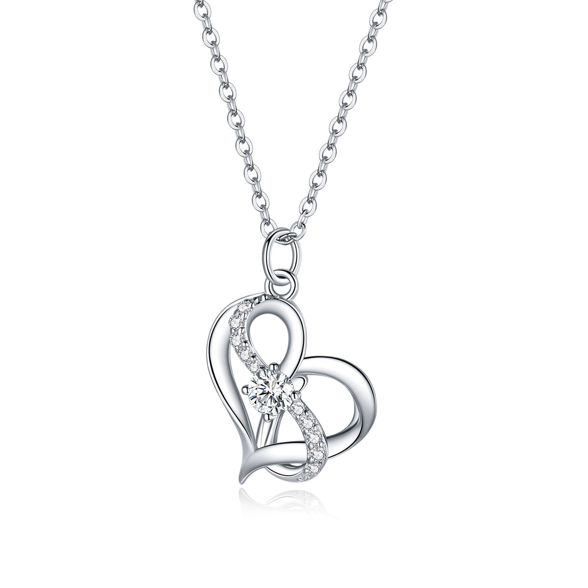Sterling Silver Infinity Love Hypoallergenic Necklace