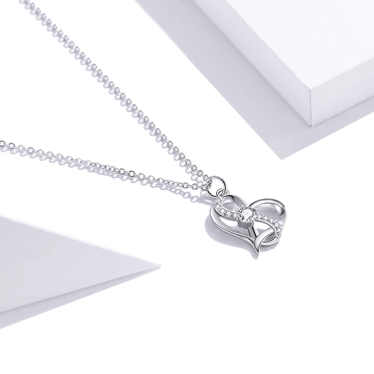 Sterling Silver Infinity Love Hypoallergenic Necklace