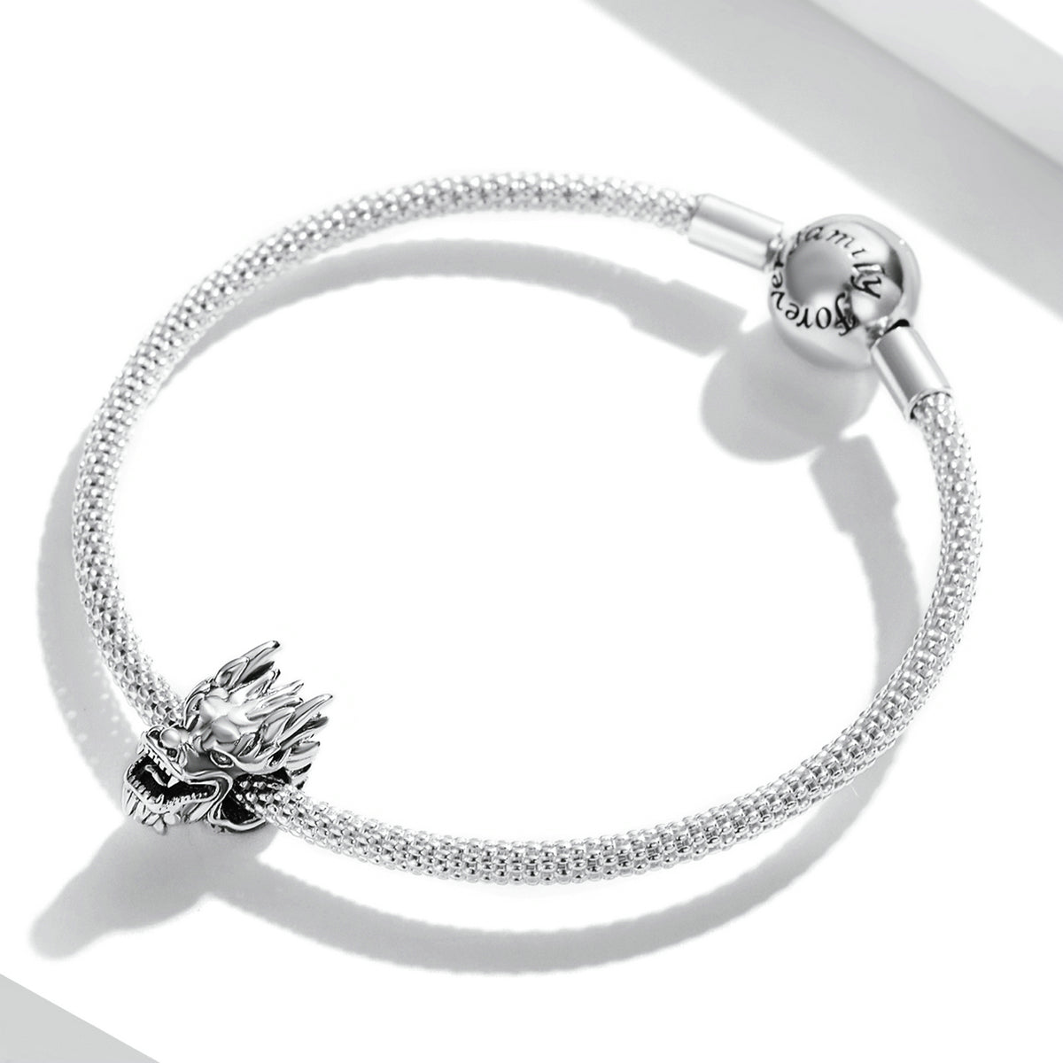 Sterling Silver Dragon Hypoallergenic Bead Charm