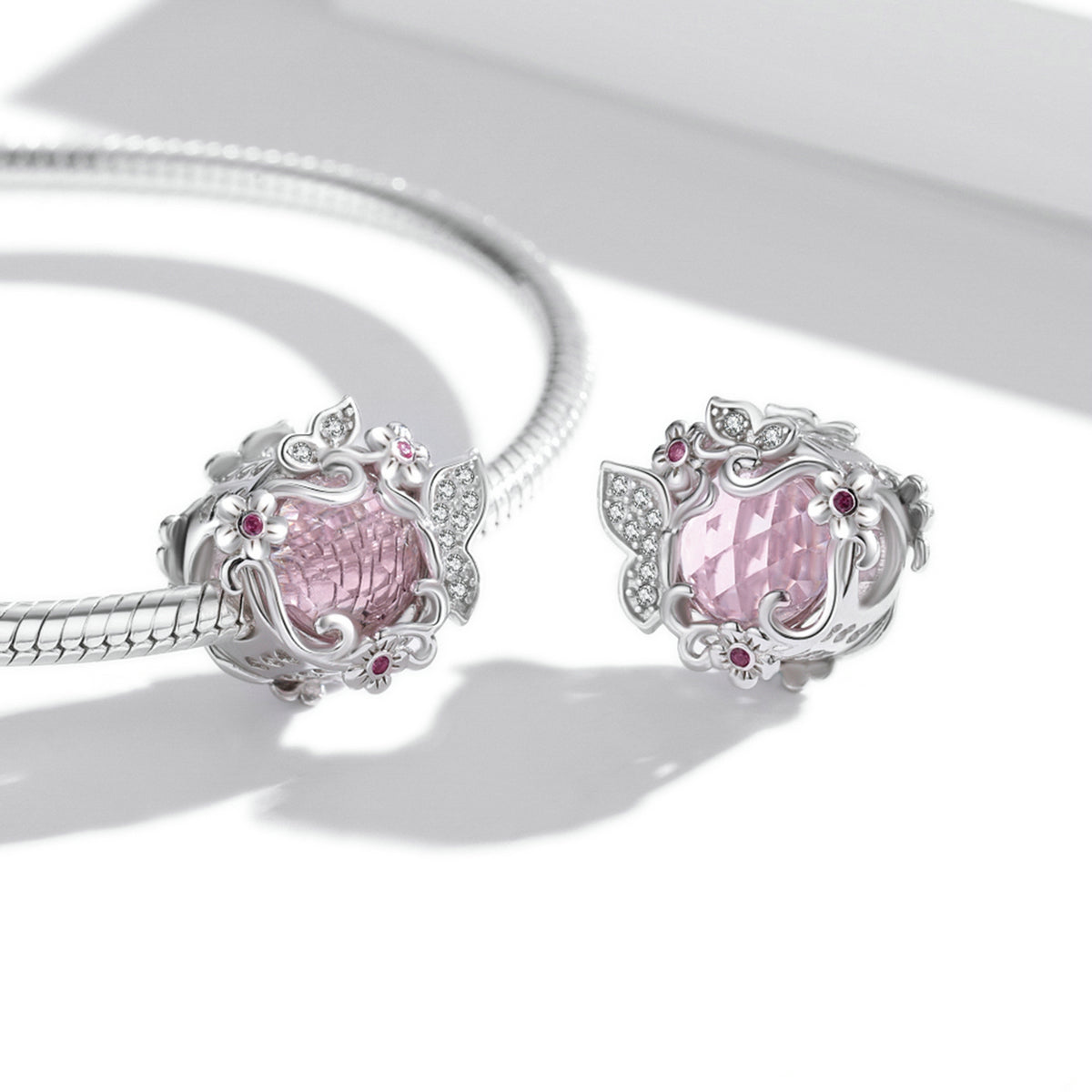 Sterling Silver Secret Garden Hypoallergenic Bead Charm