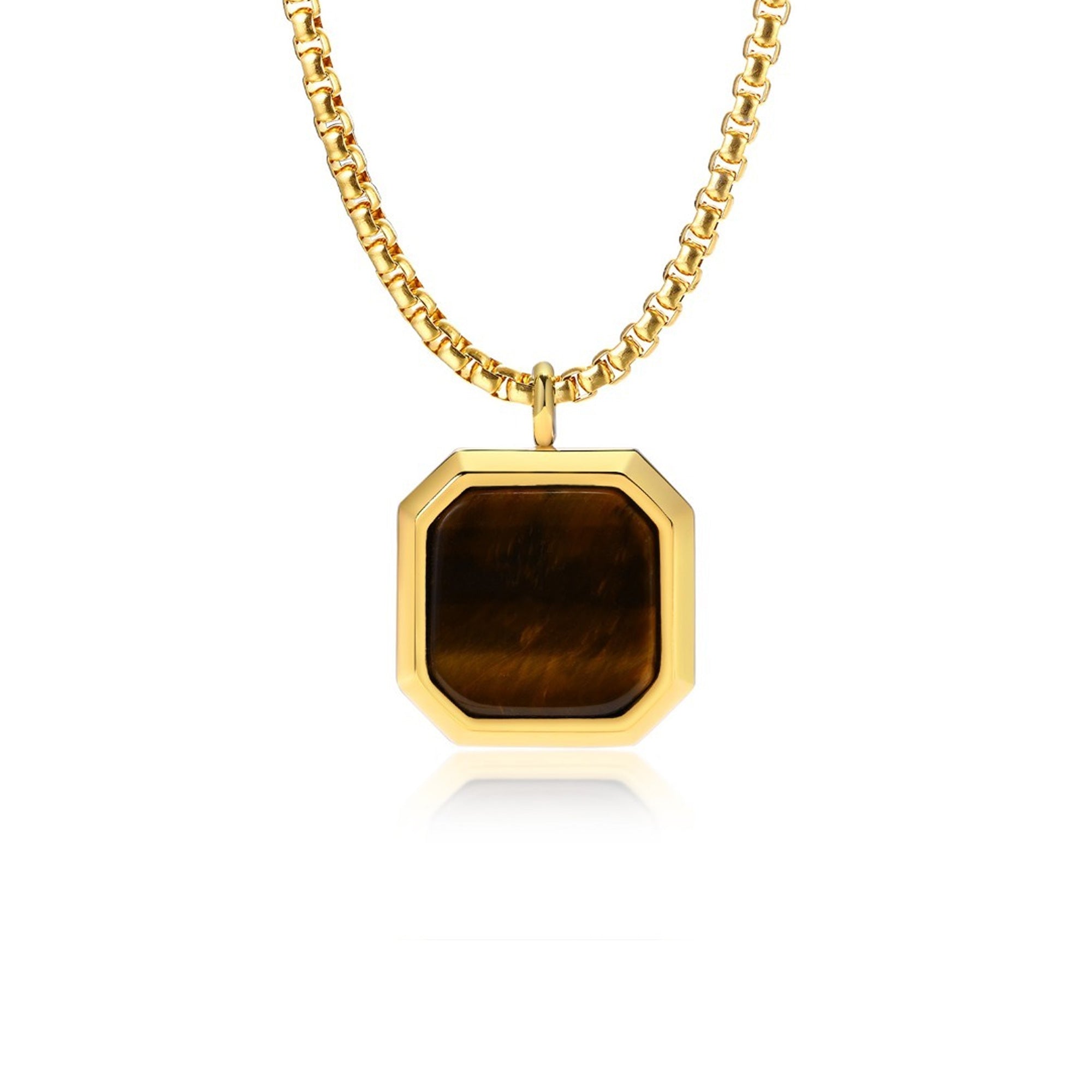 Stainless Steel Square Necklace