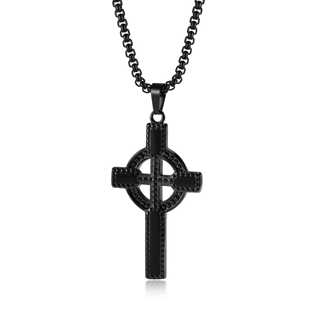 Stainless Steel Celtic Cross Necklace