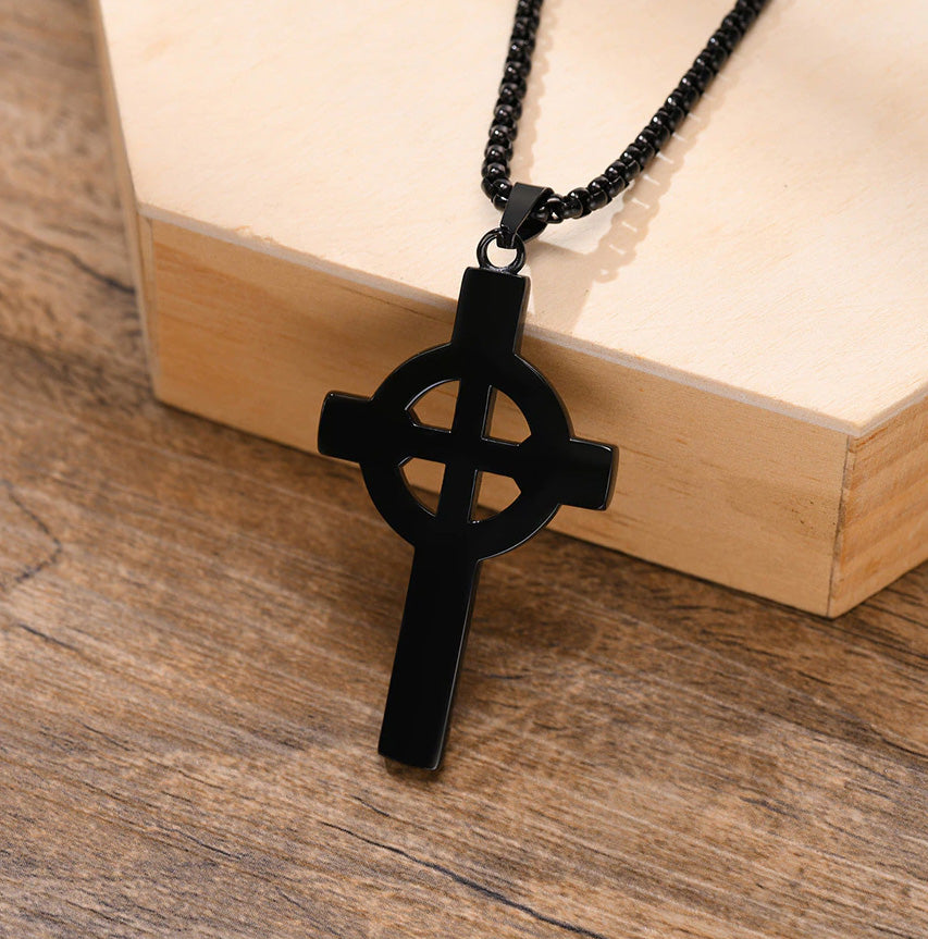 Stainless Steel Celtic Cross Necklace