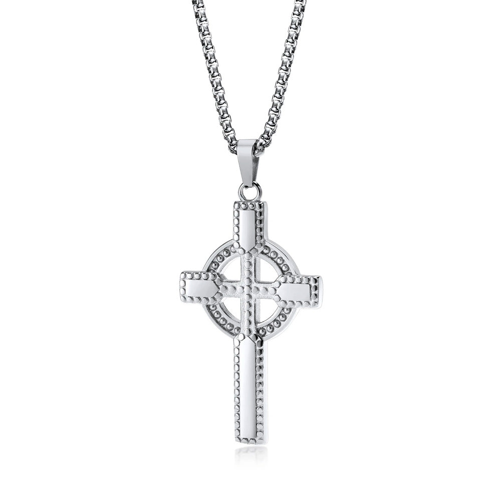 Stainless Steel Celtic Cross Necklace