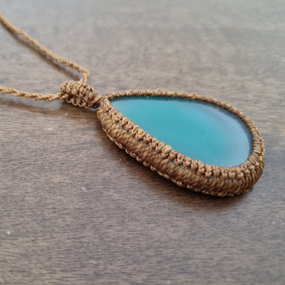 Natural Green Quartz Handmade Necklace
