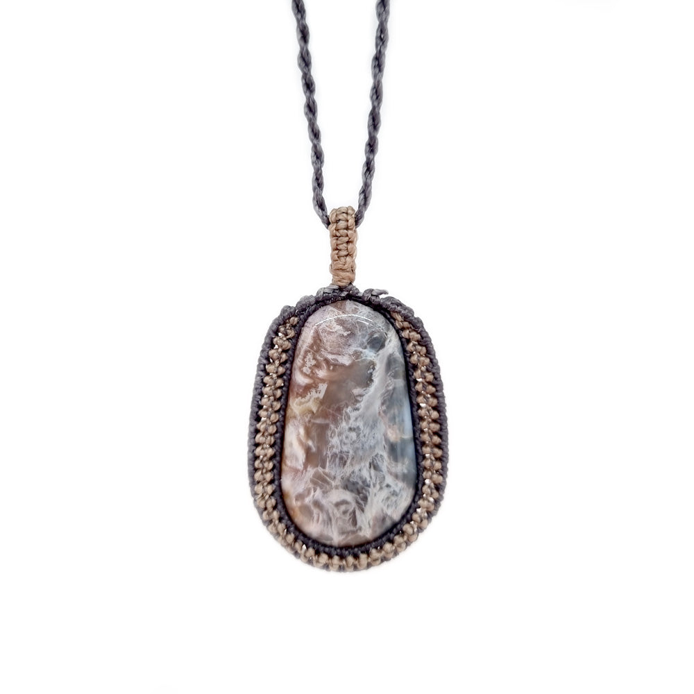 Petrified Wood Handmade Necklace