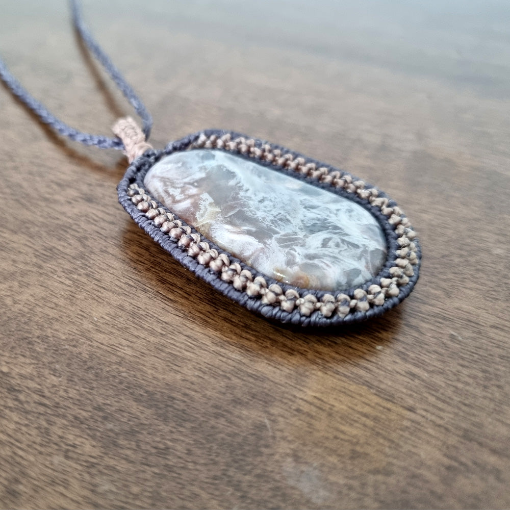 Petrified Wood Handmade Necklace