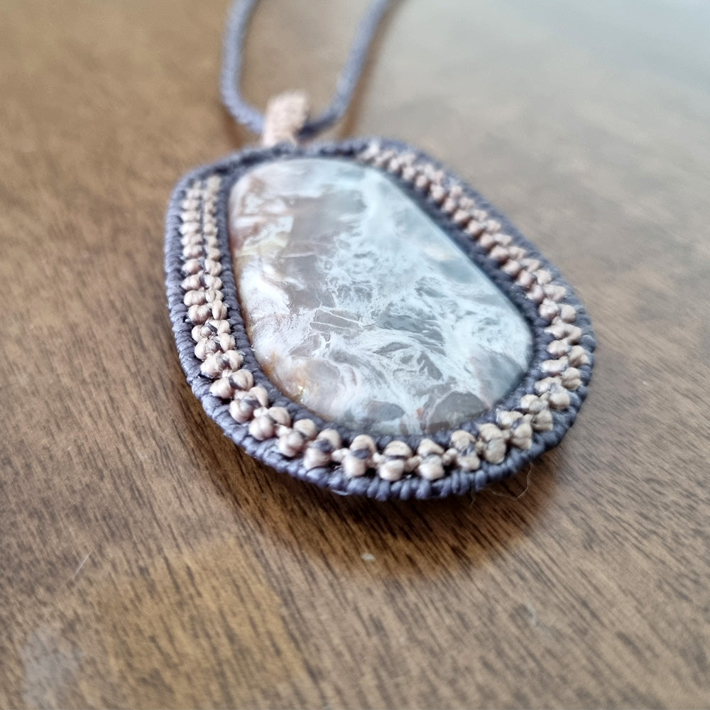 Petrified Wood Handmade Necklace