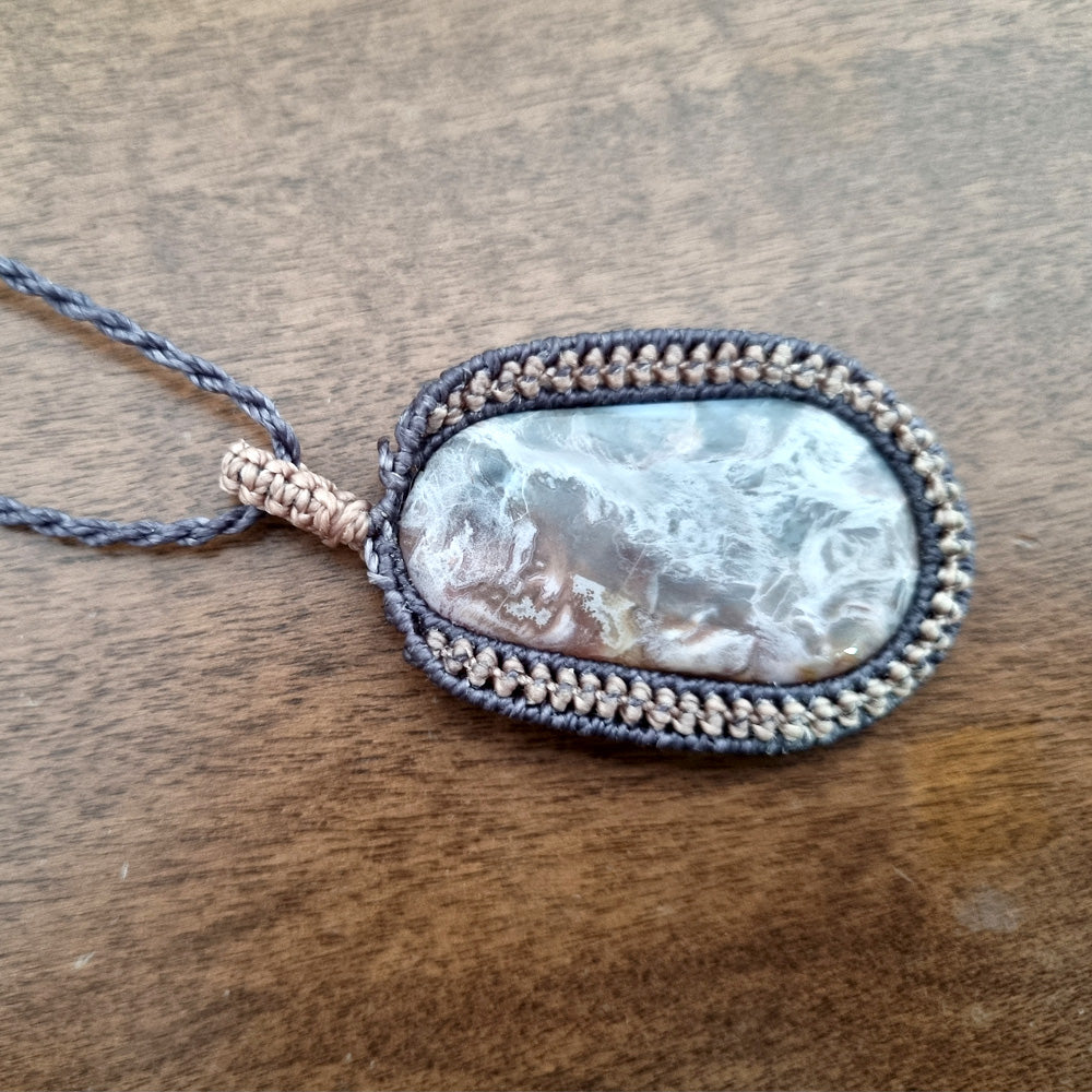 Petrified Wood Handmade Necklace