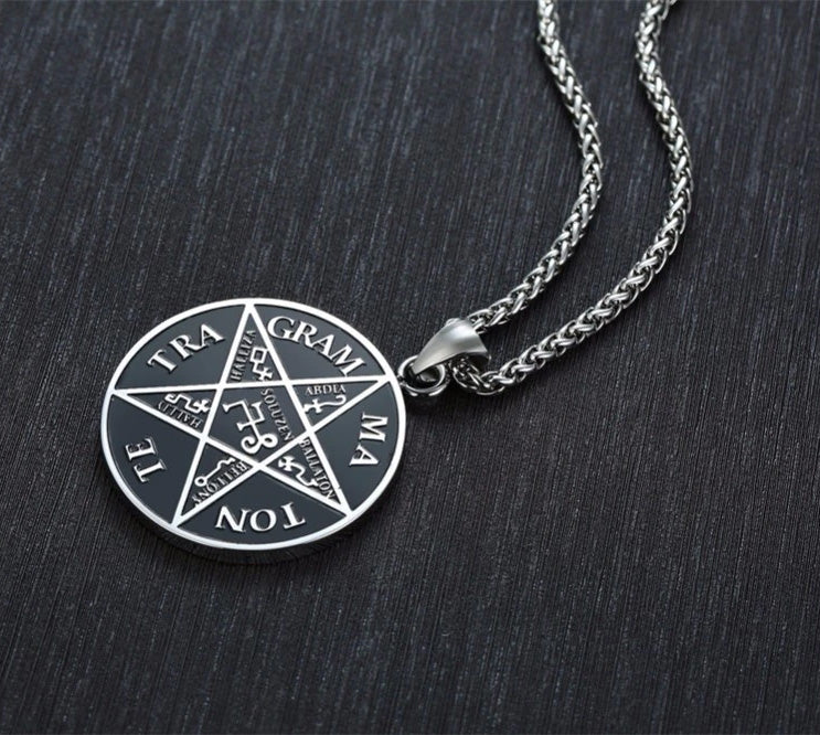 Stainless Steel Secret Seal of Solomon Necklace