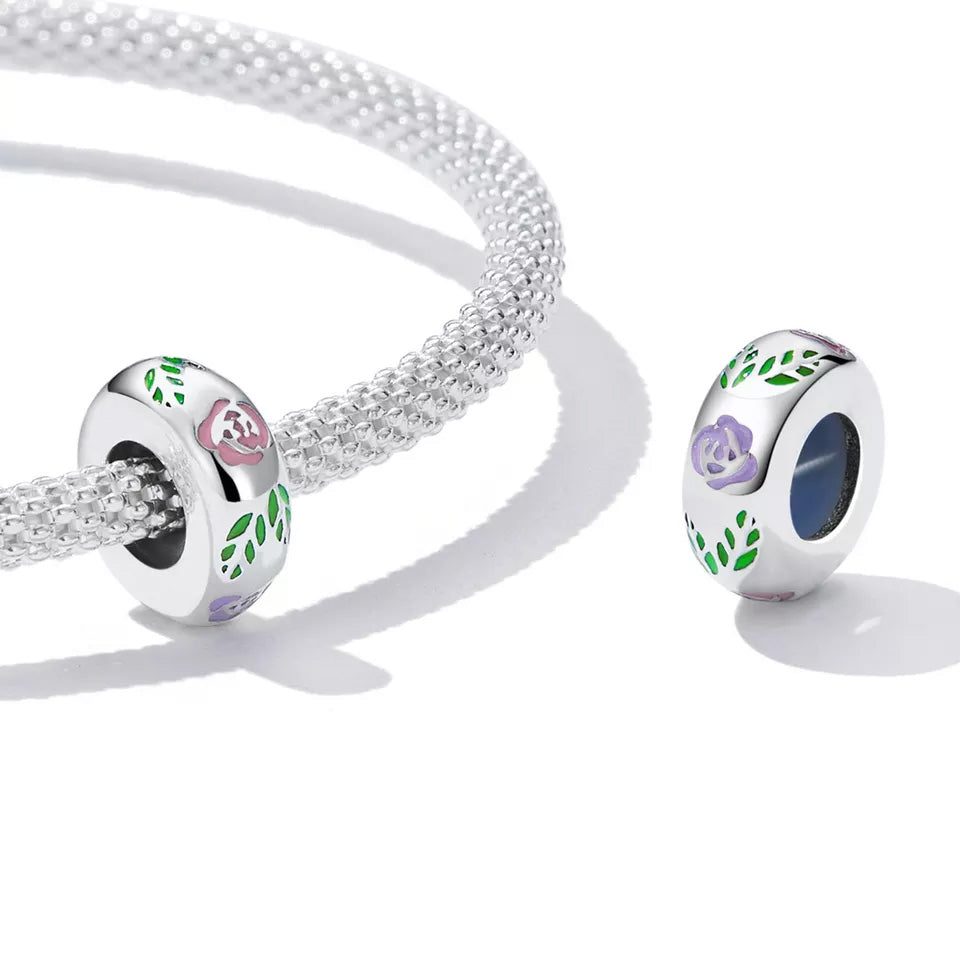 Sterling Silver Mom Love Charm