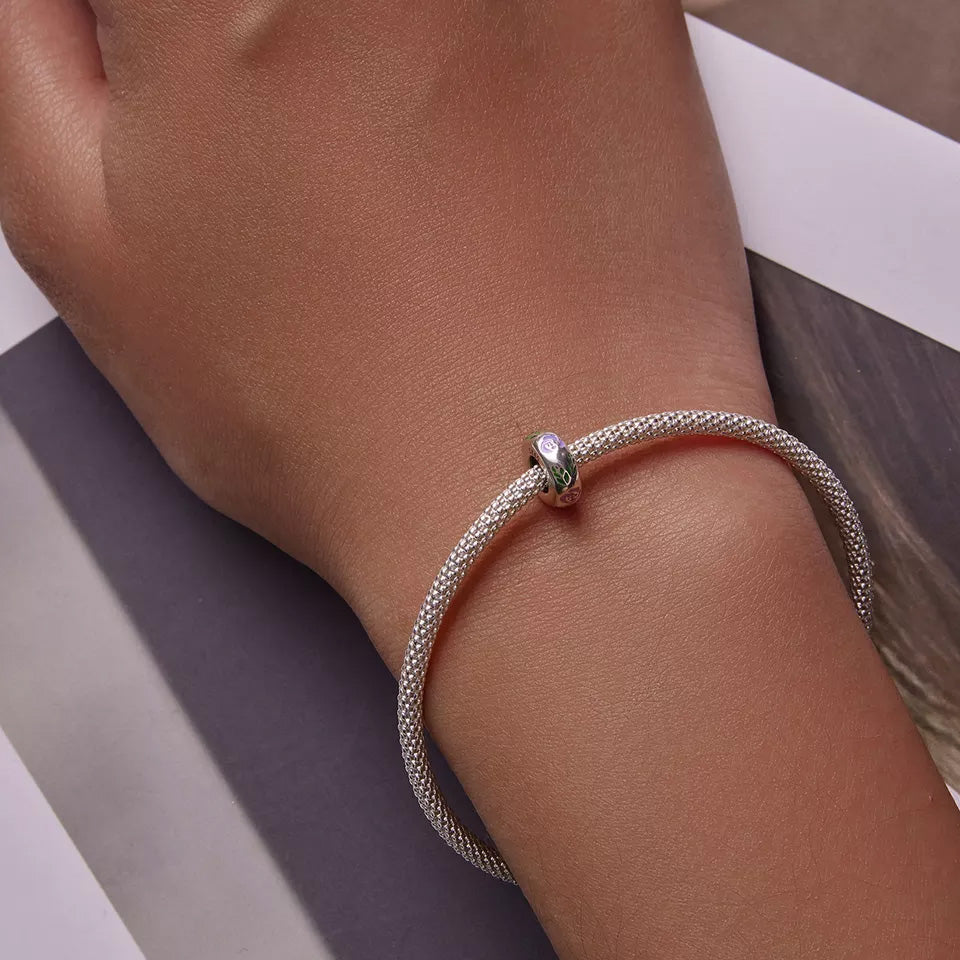 Sterling Silver Mom Love Charm