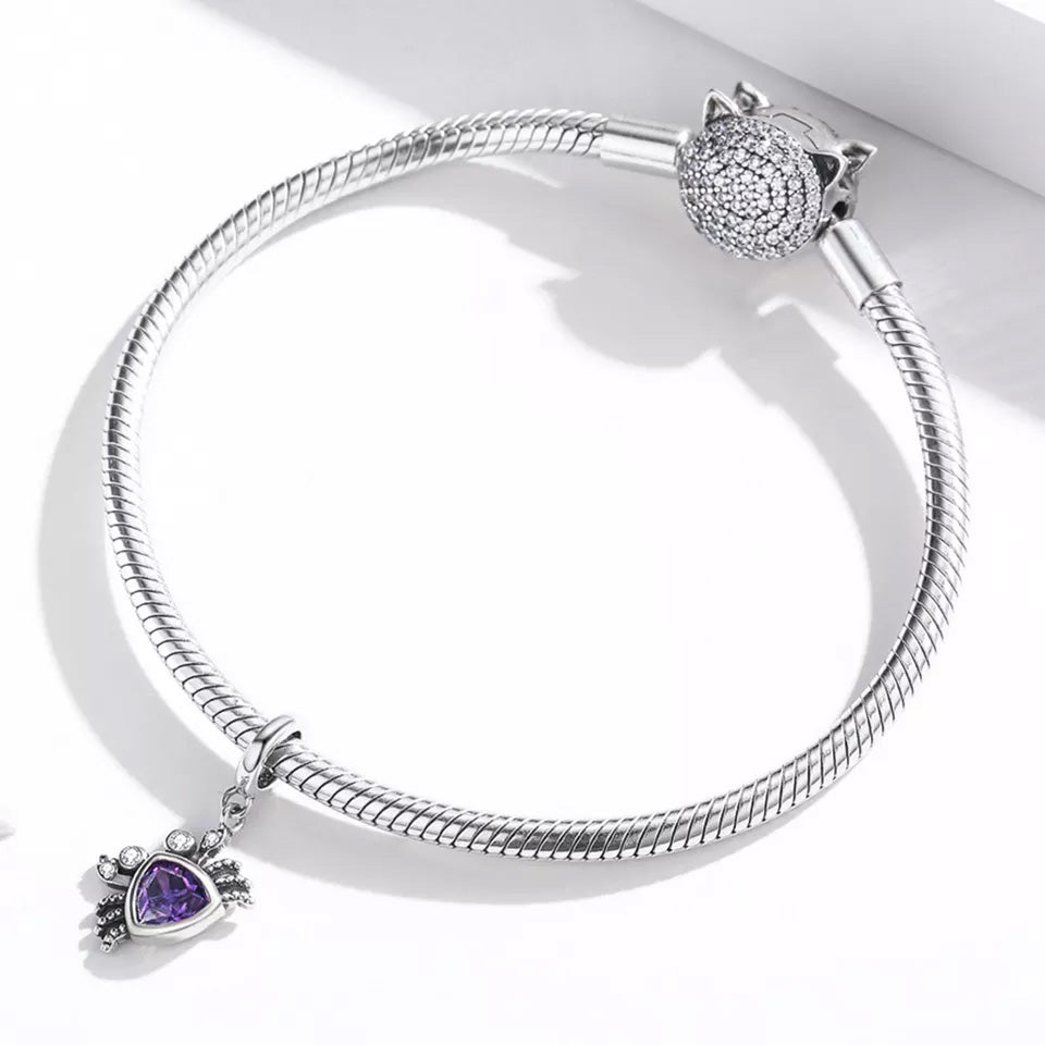 Sterling Silver Crab Dangle Charm