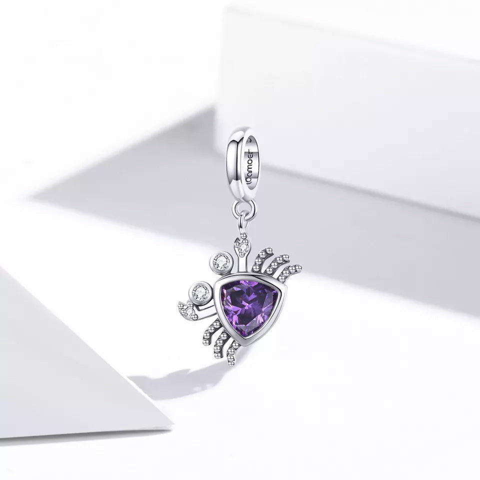 Sterling Silver Crab Dangle Charm
