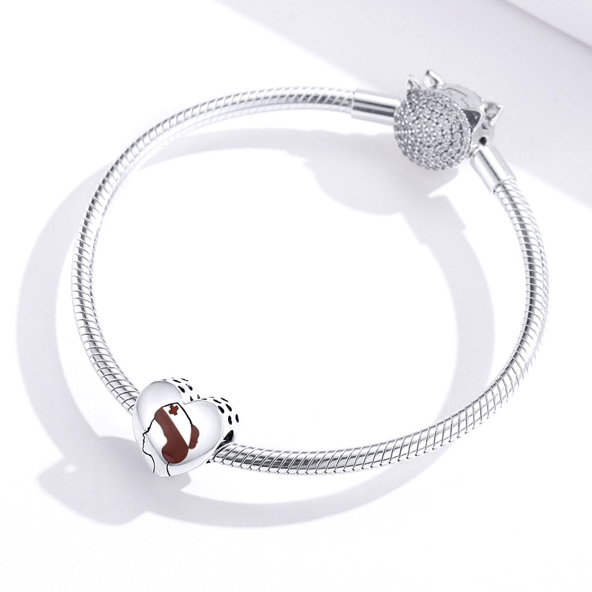 Sterling Silver I Love Medicine Bead Charm