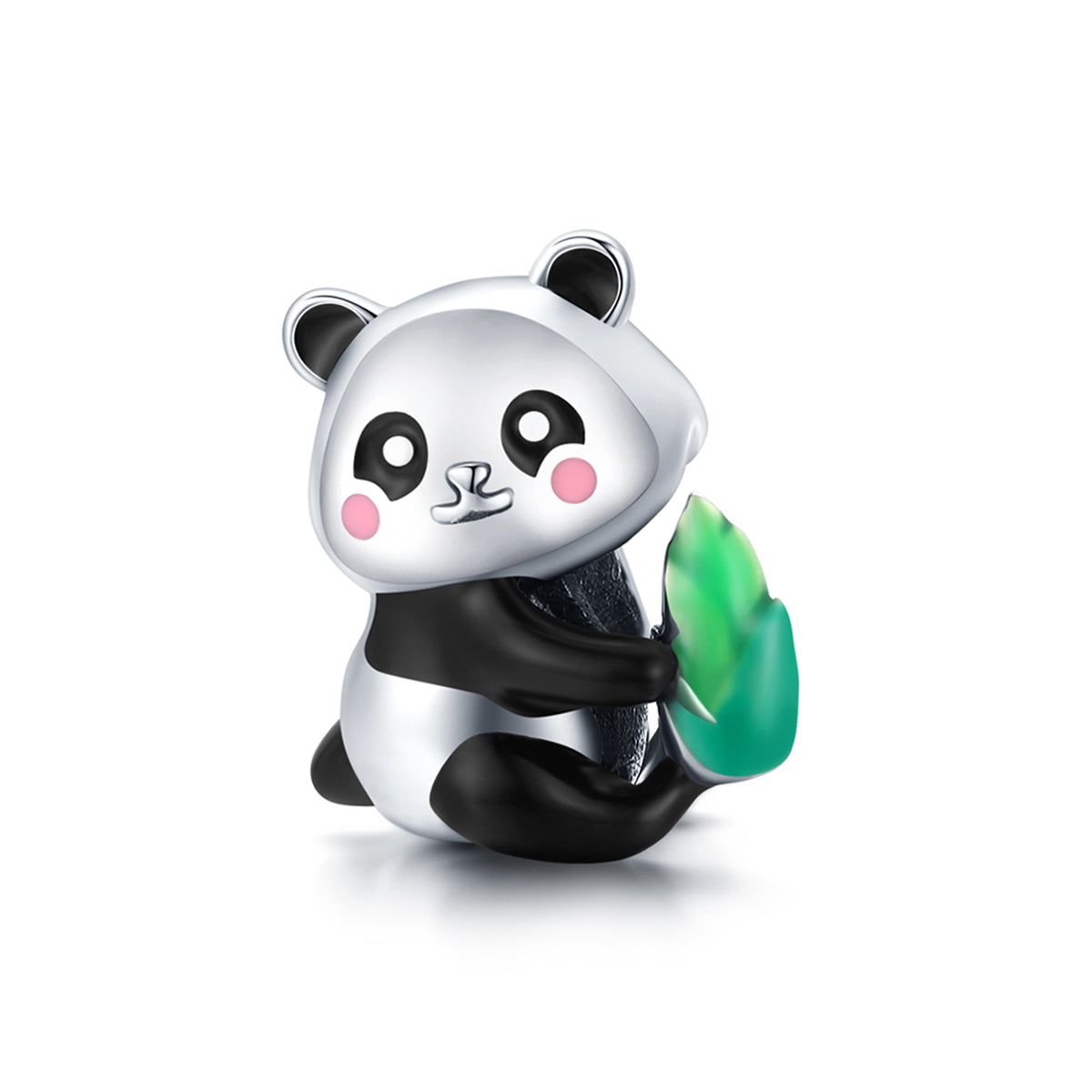 Sterling Silver Happy Panda Hypoallergenic Bead Charm
