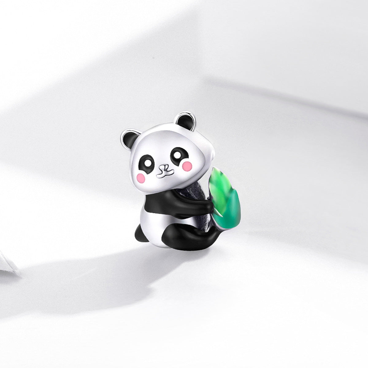 Sterling Silver Happy Panda Hypoallergenic Bead Charm