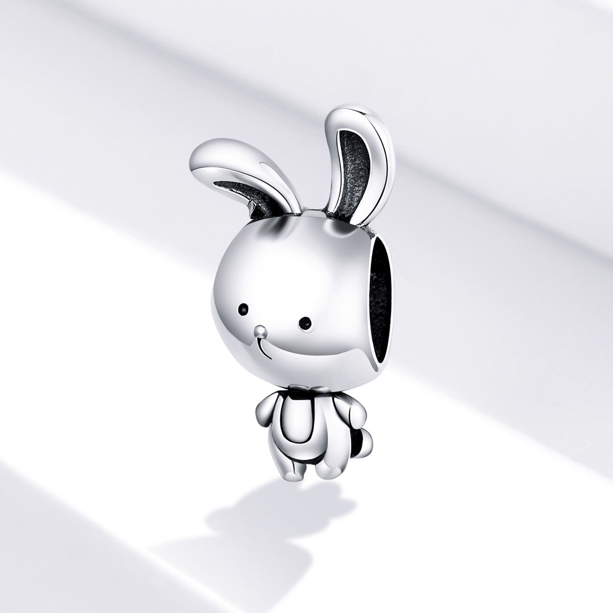 Sterling Silver Rabbit Hypoallergenic Bead Charm