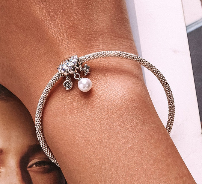 Sterling Silver Treasure of the Sea Hypoallergenic Bead Charm