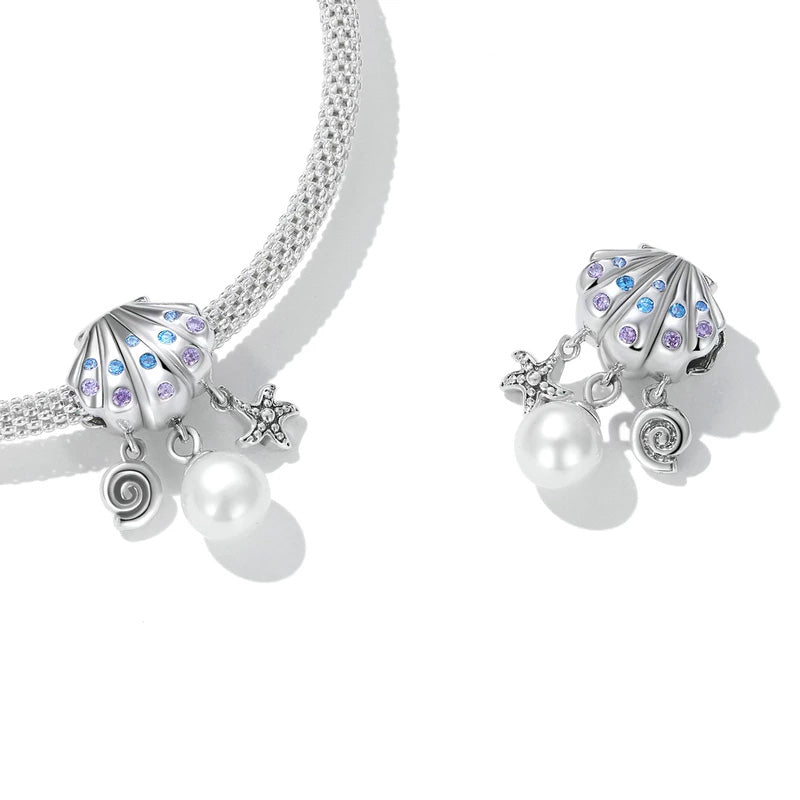 Sterling Silver Treasure of the Sea Hypoallergenic Bead Charm