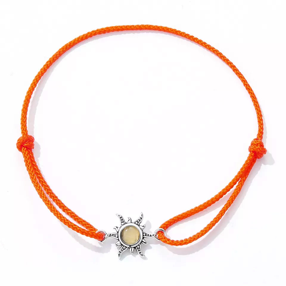 Sterling Silver Artistic Sun Hypoallergenic Bracelet