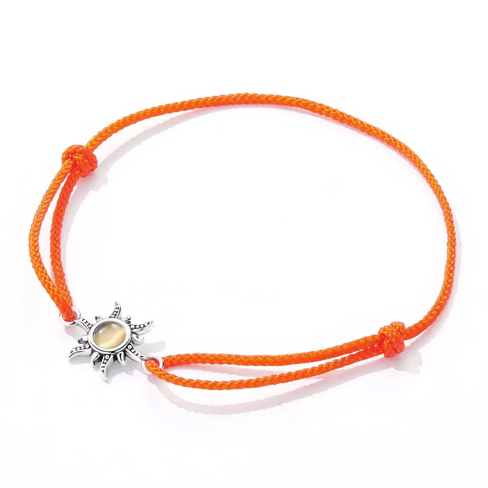Sterling Silver Artistic Sun Hypoallergenic Bracelet