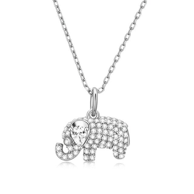 Sterling Silver Baby Elephant Hypoallergenic Necklace