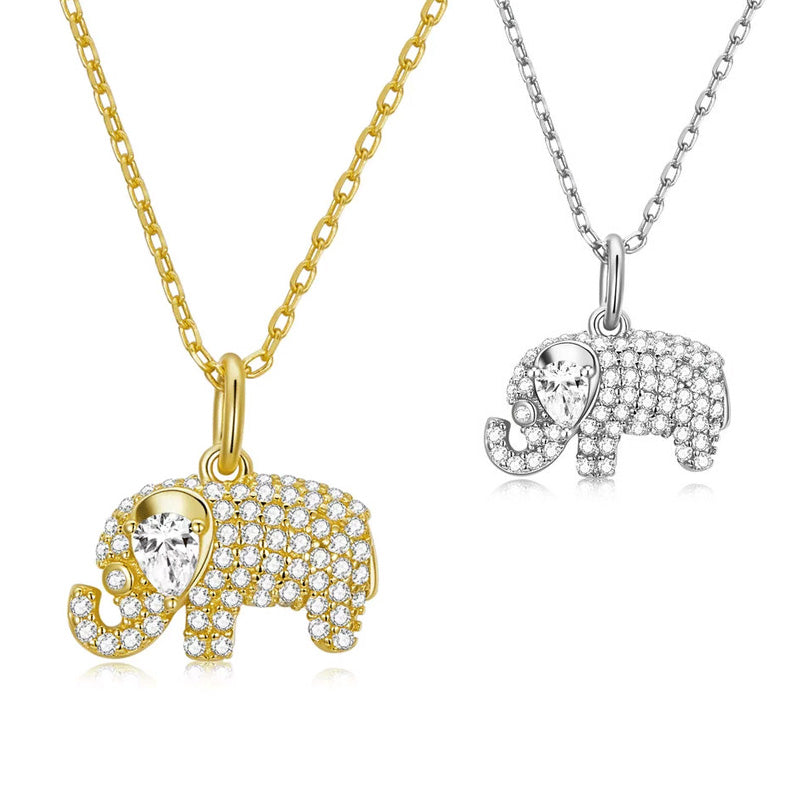 Sterling Silver Baby Elephant Hypoallergenic Necklace