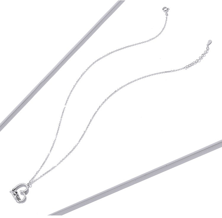 Sterling Silver Loving Bird Hypoallergenic Necklace