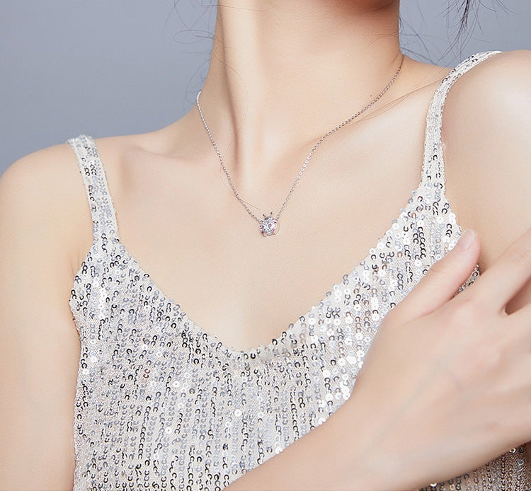 Sterling Silver Ladybug Hypoallergenic Necklace