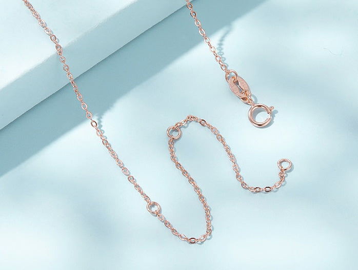 Sterling Silver Forever Love Hypoallergenic Y Necklace