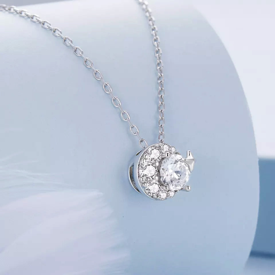 Sterling Silver Bright Night Hypoallergenic Necklace
