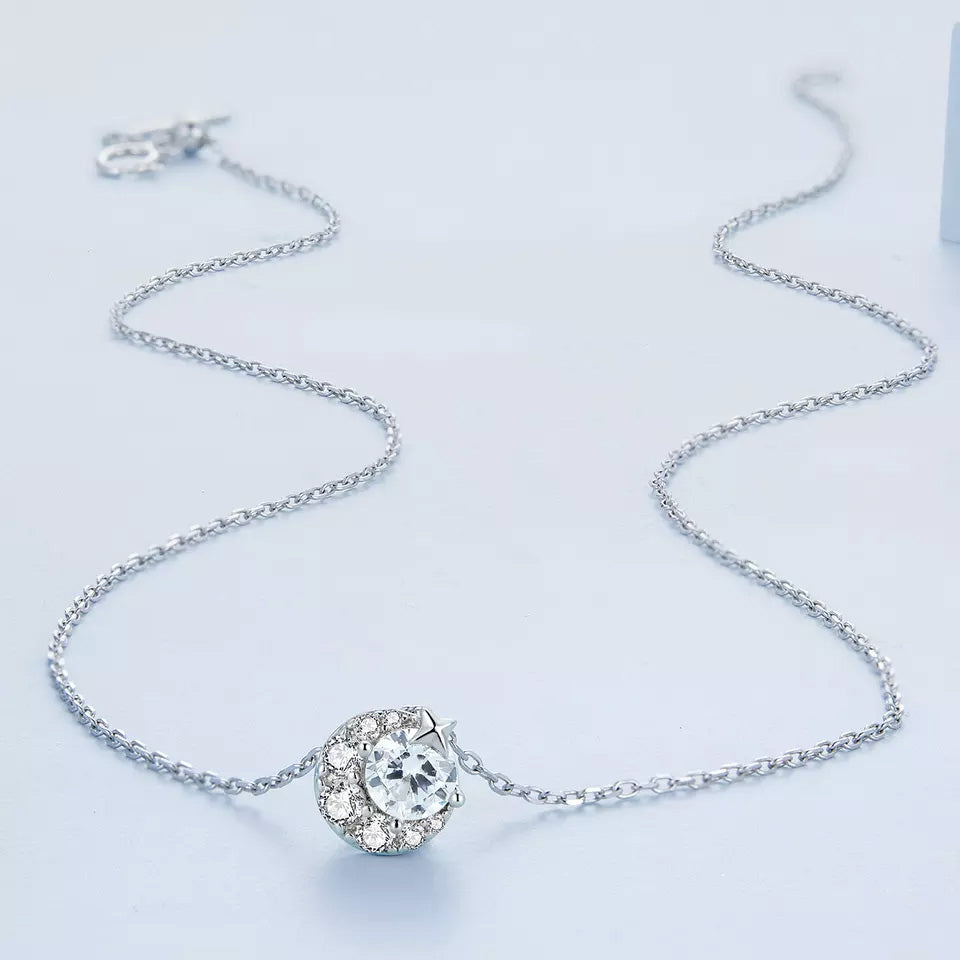 Sterling Silver Bright Night Hypoallergenic Necklace