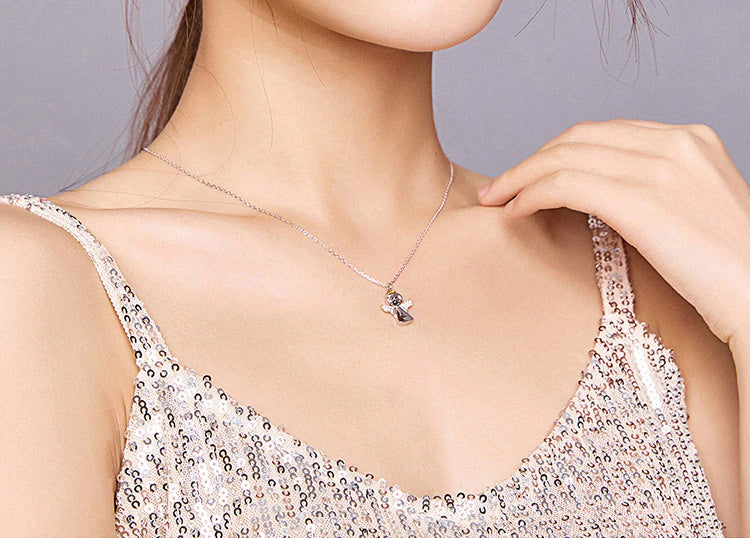 Sterling Silver Little Angel Hypoallergenic Necklace