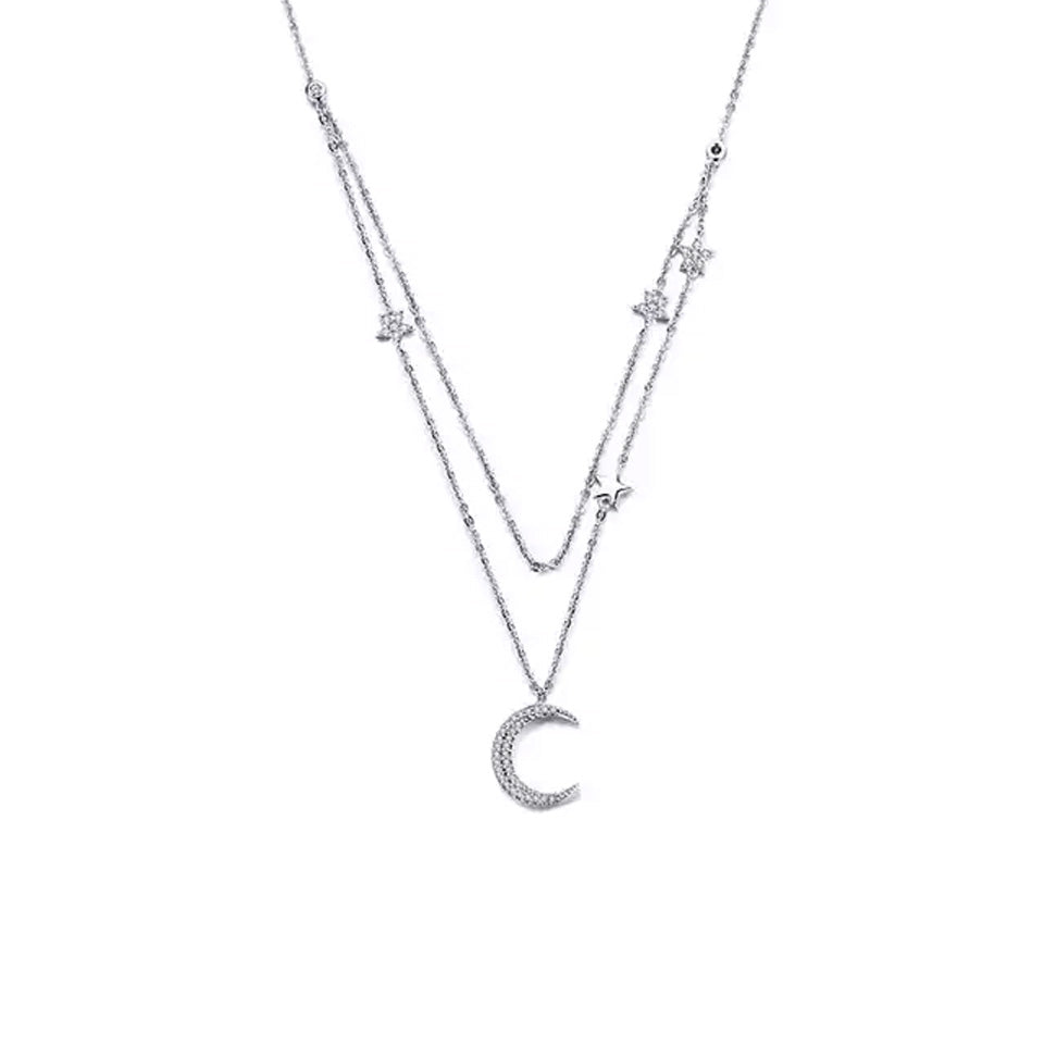 Sterling Silver Brilliant Sky Hypoallergenic Necklace