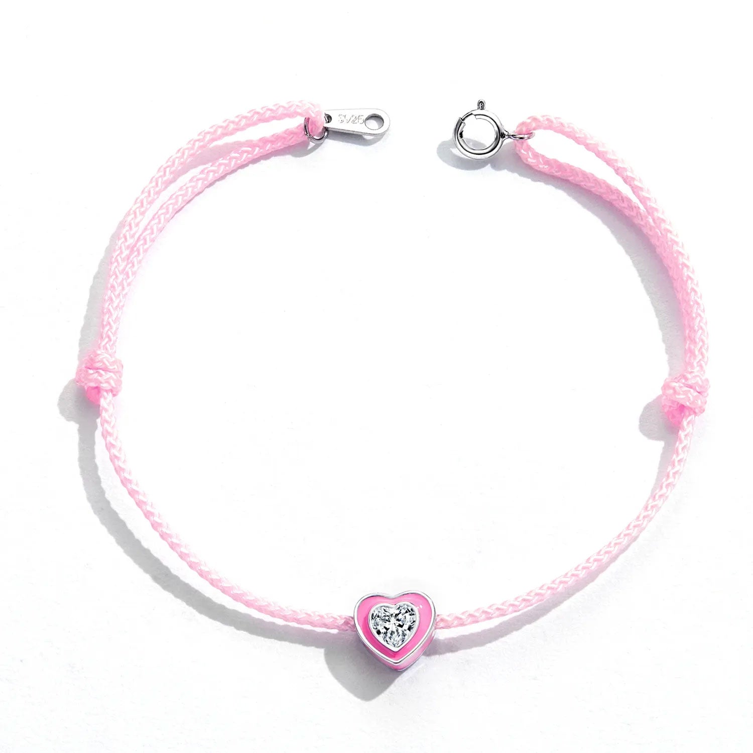 Sterling Silver Sweet Heart Hypoallergenic Anklet