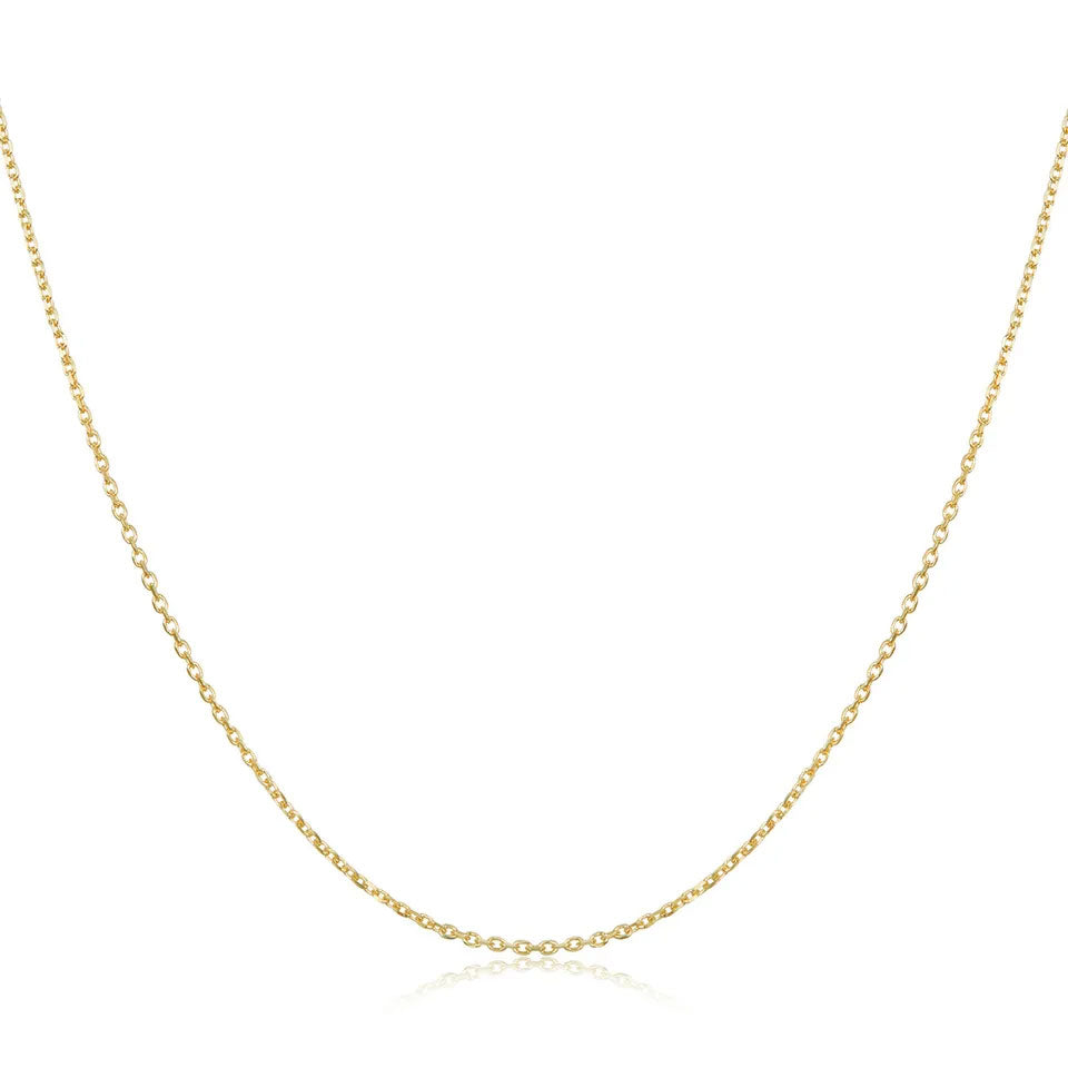 Sterling Silver Cable Chain Hypoallergenic Necklace